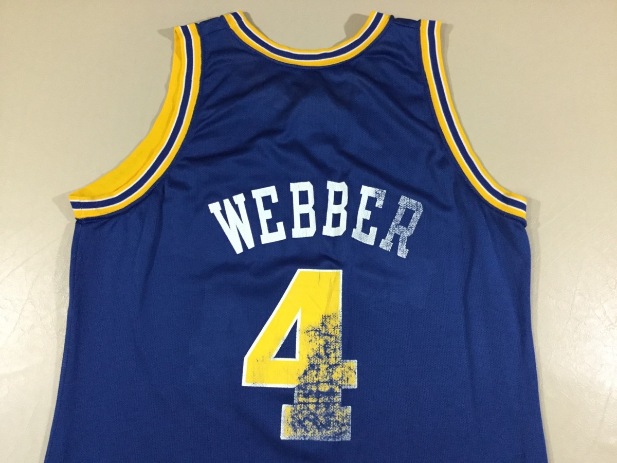 Vintage Golden State Warriors Chris Webber #4 Basketball-NBA