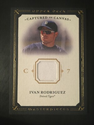 IVAN RODRIGUEZ 2008 UD MASTERPIECES CAC BASEBALL KARTE #CC-IR - DETROIT TIGERS