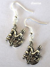 dreaming of a pony earrings - horse dream moon hearts equestrian P1