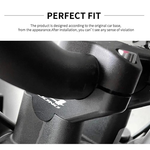 Handlebar Riser Clamp Extend Adapter For Aprilia Tuono 660 V4 900 Dorsoduro 17- - Picture 17 of 22