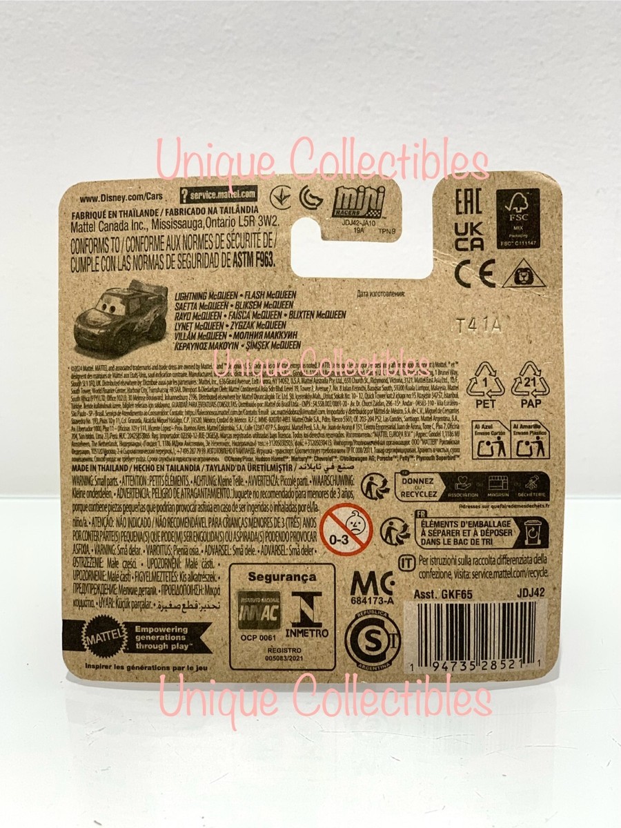 Disney Pixar Cars Mini Racers Lightning McQueen Single Pack 1 pack