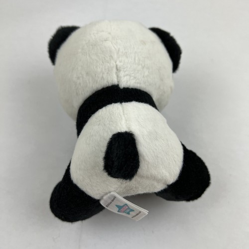Lump Stars Signature Panda Bear Plush White Black 6" Stuffed - Picture 2 of 4