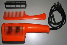 AEG Typ: TM800; Vintage Haartrockner Reisefön; Orange 60er Jahre TOP