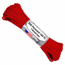 Atwood Rope MFG Tactical Paracord 4-Strand Core Nylon Construction 275Lbs Test