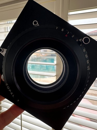 Nikon Nikkor M 450mm f/9 Large Format Lens Copal 3 Shutter - Picture 5 of 7