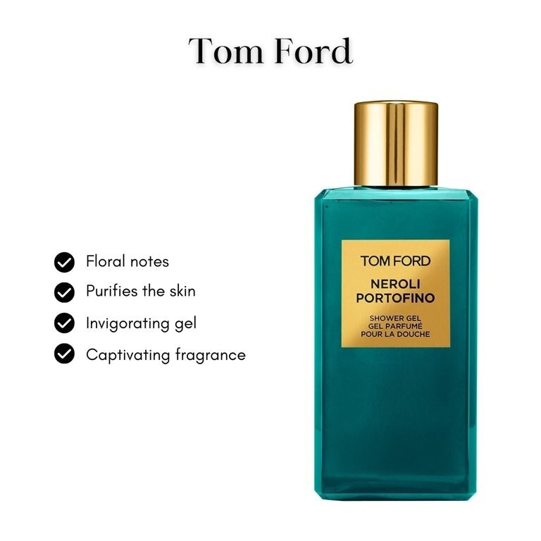 Tom Ford Neroli Portofino Shower Gel, Full Size 8.5oz/250mL
