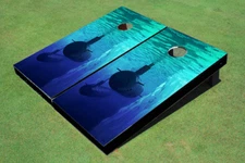 Submarine Iceburg Custom Cornhole Board