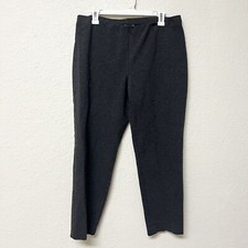 J. Jill Pants Womens Ponte Slim Leg Pull On Stretch Casual Grey Pants Size L