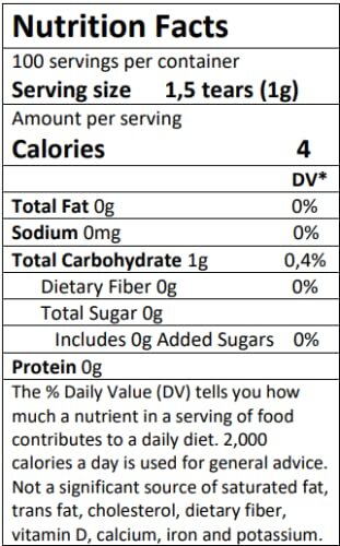 Chios Mastiha Chewing Gum Natural Resin 1 Count Authentic Greek Gum