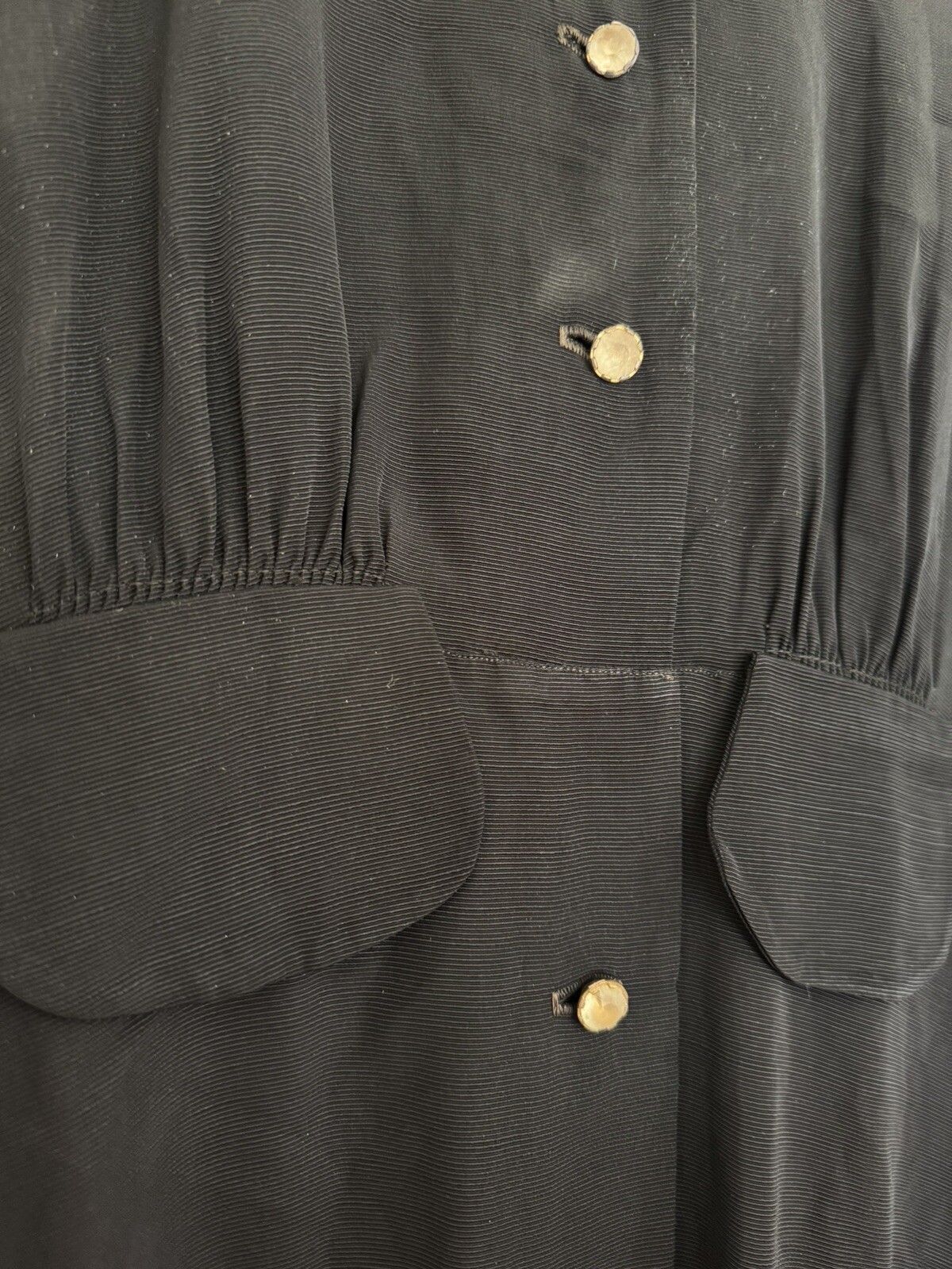 1940s/50s Rayon Dress By Dorothy Hubbs L/XL - image 3