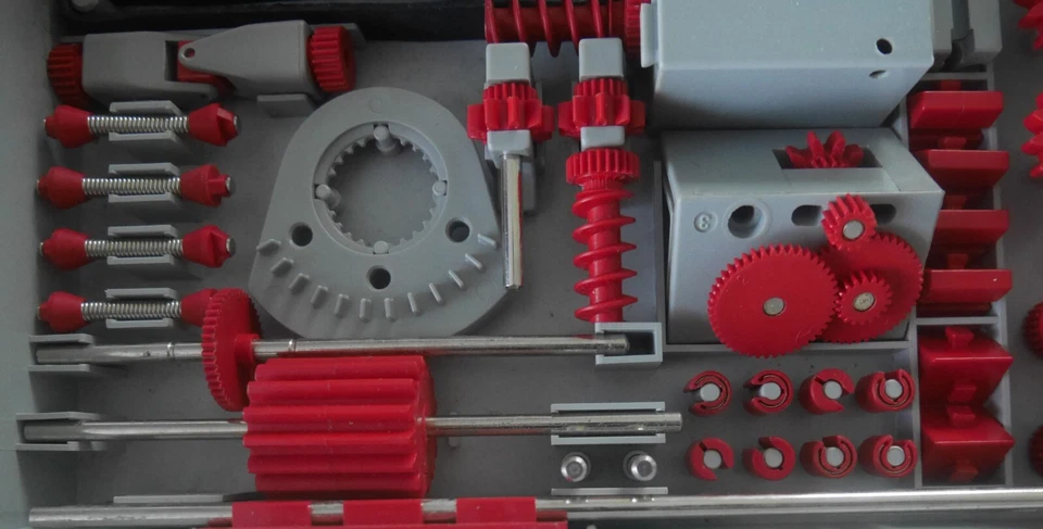 Contenido Absolutamente Excelente: Fischertechnik UT-2 ¡Tecnología de Enseñanza 2! Motor + engranaje! Foto 4 de 4