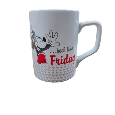 Disney Parks Mickey Makes Mondays Feel Like Friday Mug Cup Working Day Logo Icon