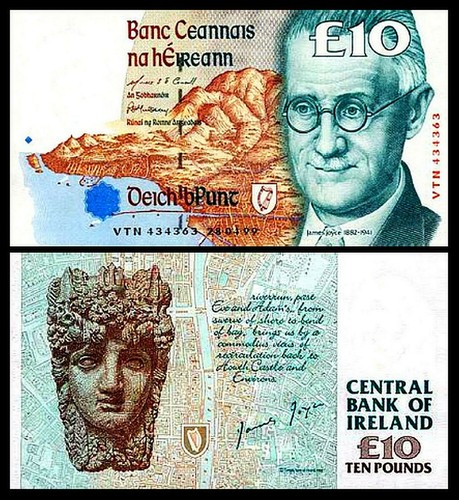 Irlande - 2x 5 - 100 Pounds - Edition 1992 - 2001 - Reproduction - 01 - Picture 7 of 8