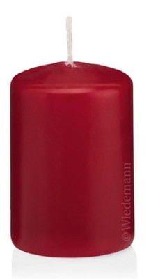 Stumpen Kerzen Dunkelrot, 29 Größen, deutsche Qualitätskerzen, TOP PREISE
