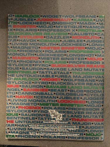 TSR Marvel Super Heroes Uncanny X-Men - Campaign Book Only! VG+ - Picture 2 of 5