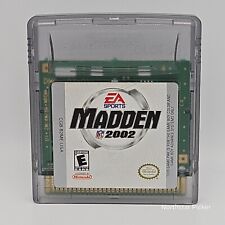 Madden 2002 Football (Game Boy Color, 2001) Cartridge Only | Cleaned | Tested.