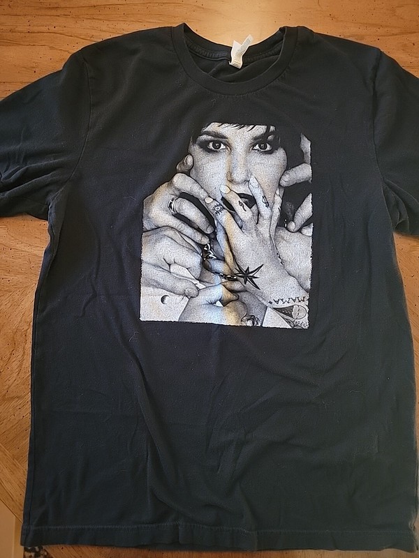 OFFICIAL HALESTORM VICIOUS 2018 FALL TOUR T-SHIRT Wemon L BLACK 2-SIDED