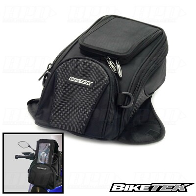 Motorrad Tanktasche mit Pop-up Telefon GPS Sat-Nav Tasche Magnet Tank BikeTek