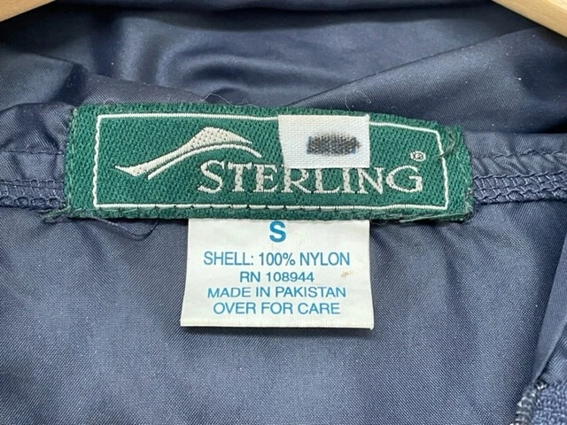Cortavientos STERLING Ultraligero 100% Nylon Shell Hombre Pequeño Azul I Bolsillo Frontal Foto 2 de 4