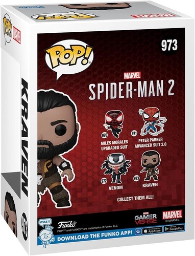 Funko POP Games Spider-Man 2- Kraven - Spider-man 2 Video Game - Collectable V - Picture 3 of 3