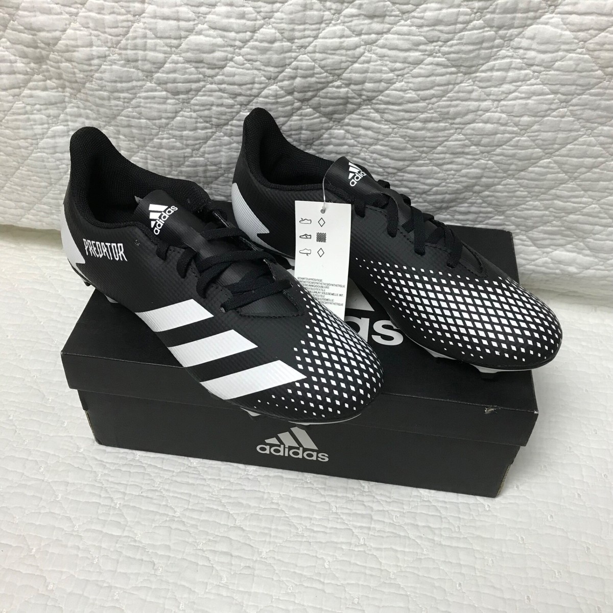 adidas Predator 20.4 FxG Football Soccer Cleats Men's SZ 8