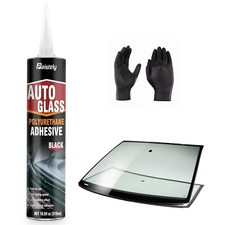 Windshield Sealant Black 310ml, Fast Cure Windshield Adhesive, High Strength ...