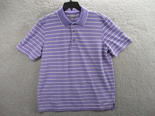 Izod Golf Polo Shirt Adult Large Purple 