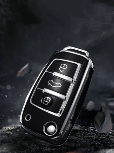 AUDI Car Key Remote Cover Case Fob Fits A1 S1 A3 S3 A4 S4 A5 S5 A6 TT Q3 Q7 S - Picture 6 of 9