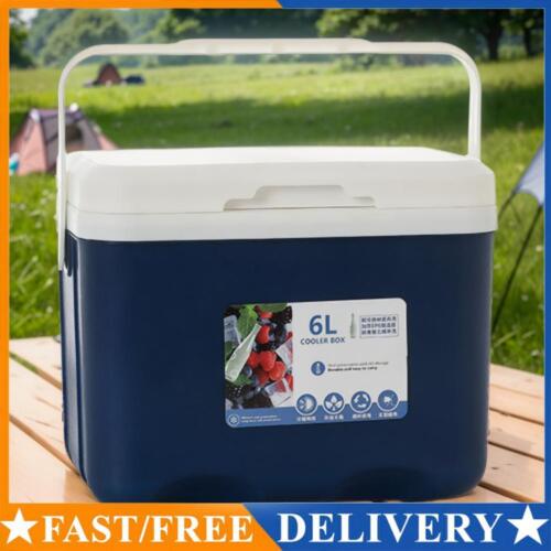 6L Portable Cooler Box Outdoor Food Preservation Box Mini Car Fridge (Blue) AU - Picture 1 of 10