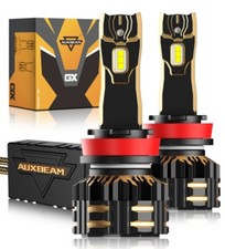 AUXBEAM H11 H9 H8 LED Headlight Bulb Low Beam Fog Light 120W 25000LM 6500K White