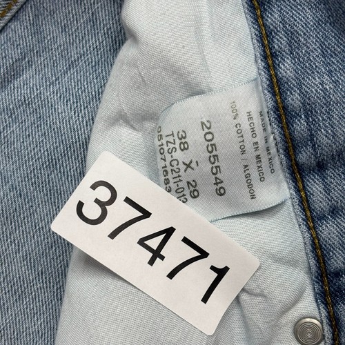 Lee Denim Shorts Adult W38 Blue Jorts Carpenter Relaxed Hip Hop Workwear Mens - 第 7/9 張圖片