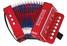 Woodstock Music Collection Child Children Toy 7-Key Accordion Educational Works