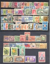 ENGLISH COLONIES OLD UNCALCULATED LOT -MOST */0-HIGH CV - F/VF 