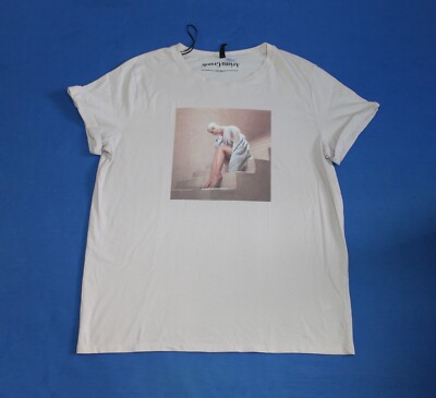 2018 Ariana Grande Shirt Pop RNB Beige Herren T-Shirt Large