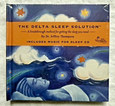 #ad #ad The Delta Sleep Solution Dr. Jeffrey D. Thompson Book Music CD SEALED $12.77