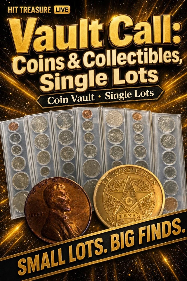 🪙 Vault Call: Coins & Collectibles, Single Lots
