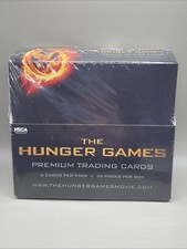 The Hunger Games 2012 Premium Trading Cards Factory Sealed Box 24 Packs NECA New