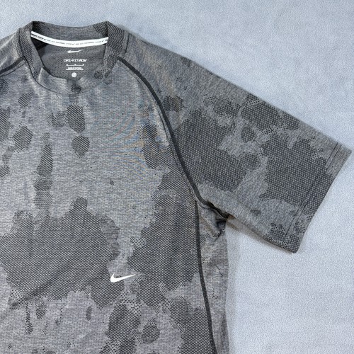 Nike Shirt Herren Medium Iron Gray ADV APS Engineered Fitness Stretch Workout NEU - Bild 6 von 14