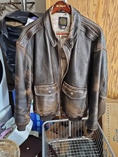 Giacca da volo vintage Avirex A-2 militare US Army Airforce New York New York