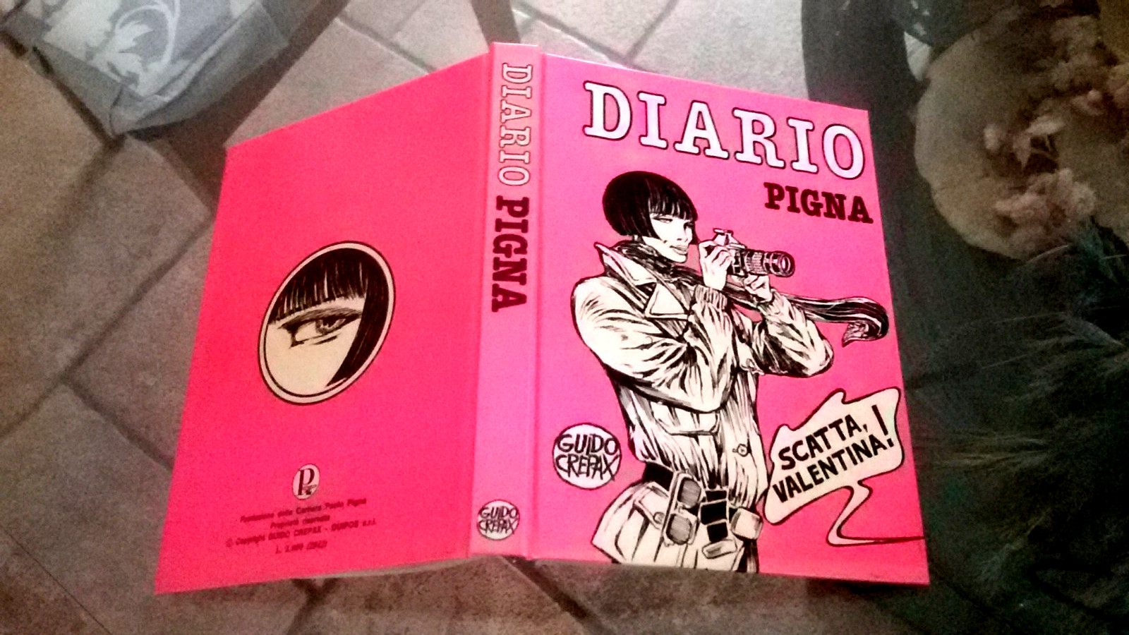 DIARIO PIGNA CREPAX VALENTINA ANNI 80 NUOVO PERFETTO SENZA SCRITTE