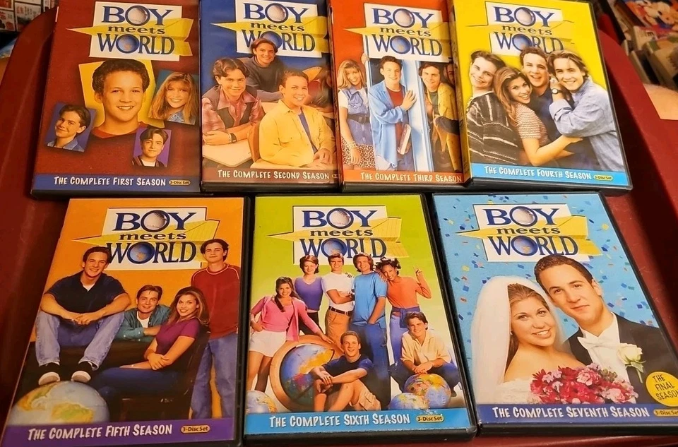 Boy Meets World Complete Series Seasons 1-7 (DVD, 21-Disc Set) FREE SHIPPING! Foto 2 de 2
