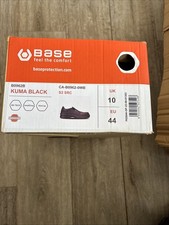 Base Kuma Black Safety Shoe Size 10