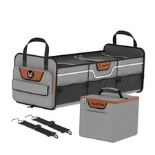 Car Trunk Organizer for SUV, Heavy Duty Waterproof Trunk Oversize GRAY