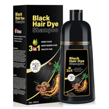 Natural Black Hair Dye Shampoo oo, Black Hair...