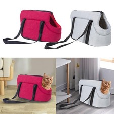 Dog Car Seat Travel Bag Handbag Cage Armrest Booster Seat Console Pet Carrier