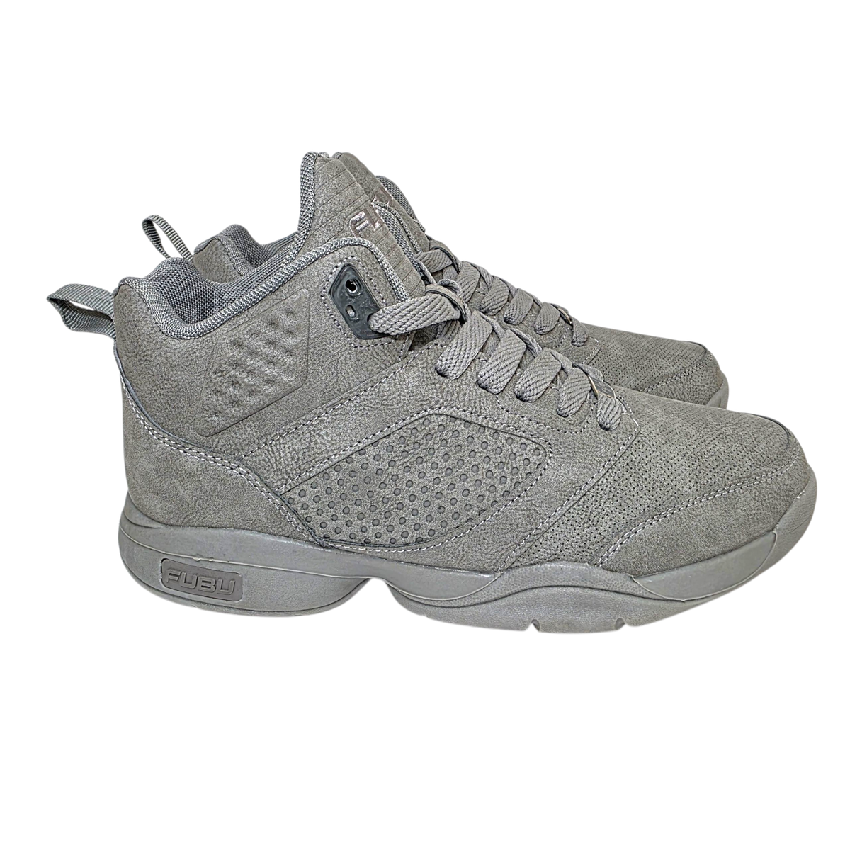 FUBU Zone High-top Basketball Shoes Sneakers Gray Men's Size 7