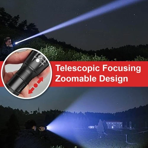 2X Super Bright LED Flashlight Military Work Light 99000000lm High Powered Torch - Picture 6 of 8