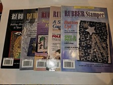 Lot of 5 "The Rubber Stamper" Magazine Issues 1999-2000 Stamping