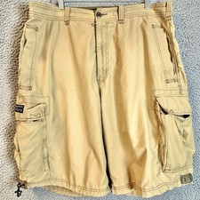 Vintage 90s Y2K Abercrombie Fitch Military Paratrooper Baggy Cargo Shorts Mens L