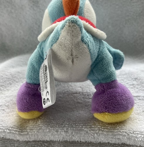 Super Mario Bros Light Blue Yoshi 7" Plush Stuffed Animal | Nintendo 2010 EUC i2 - Picture 6 of 8